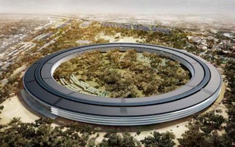 Hình ảnh mới nhất về trụ sở “phi thuyền“ của Apple